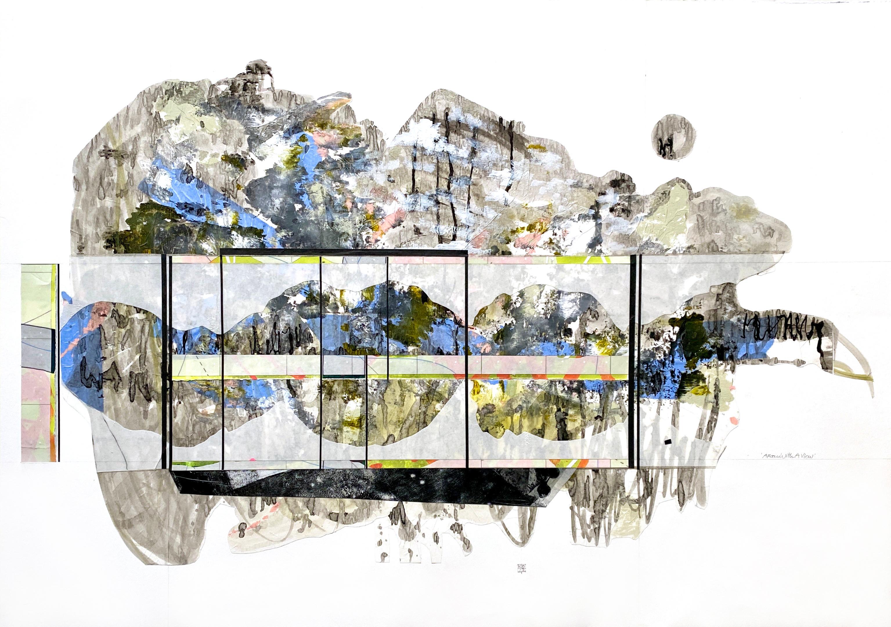 Karin Bruckner Landscape Print - ARoomWithAView