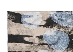 OceanFlow  (pattern, organic, abstract, black and white, monotype)