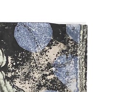 SeeFoam No2  (pattern, organic, abstract, black and white, monotype)