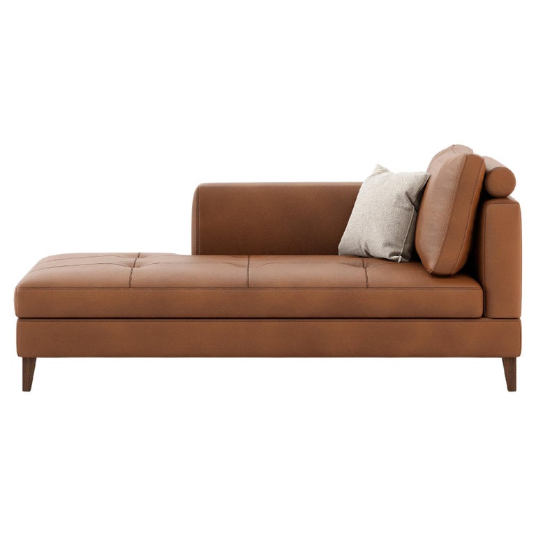 Contemporary Portuguese chaise longue, with customisable fabric For