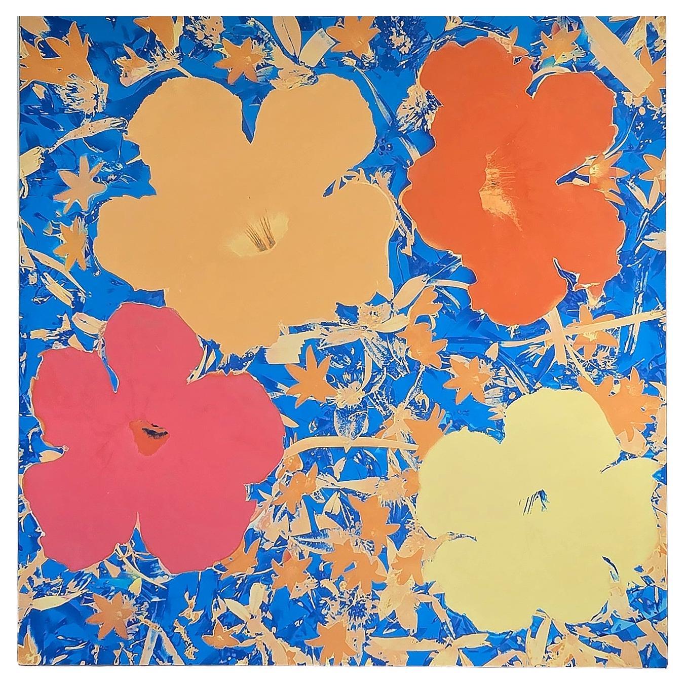 Karin Elmers « Second Hand Flowers Homage to Warhol n° 24 » Ltd. Impression de l'édition