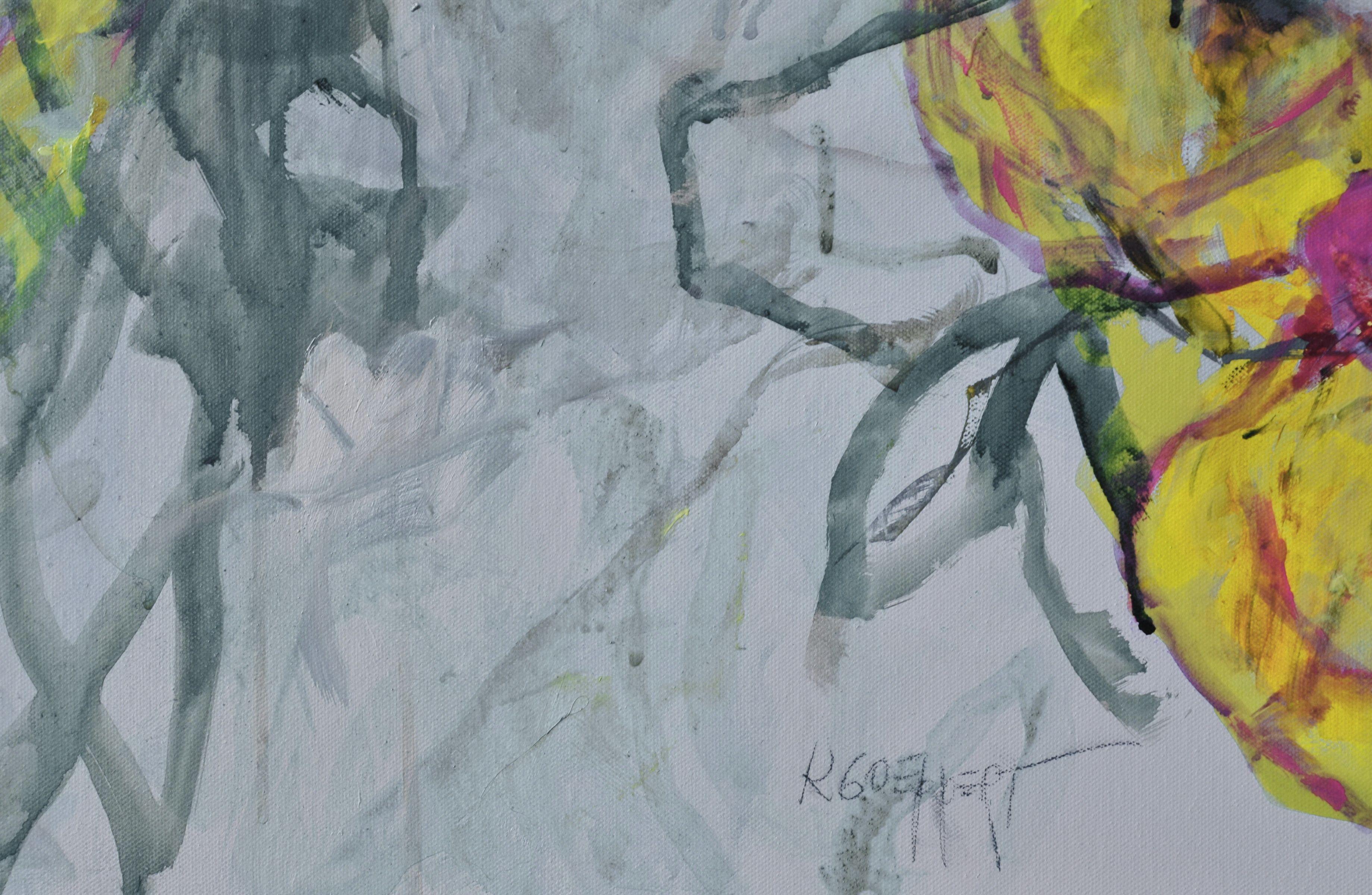 3 on 1, Painting, Acrylic on Canvas For Sale 4