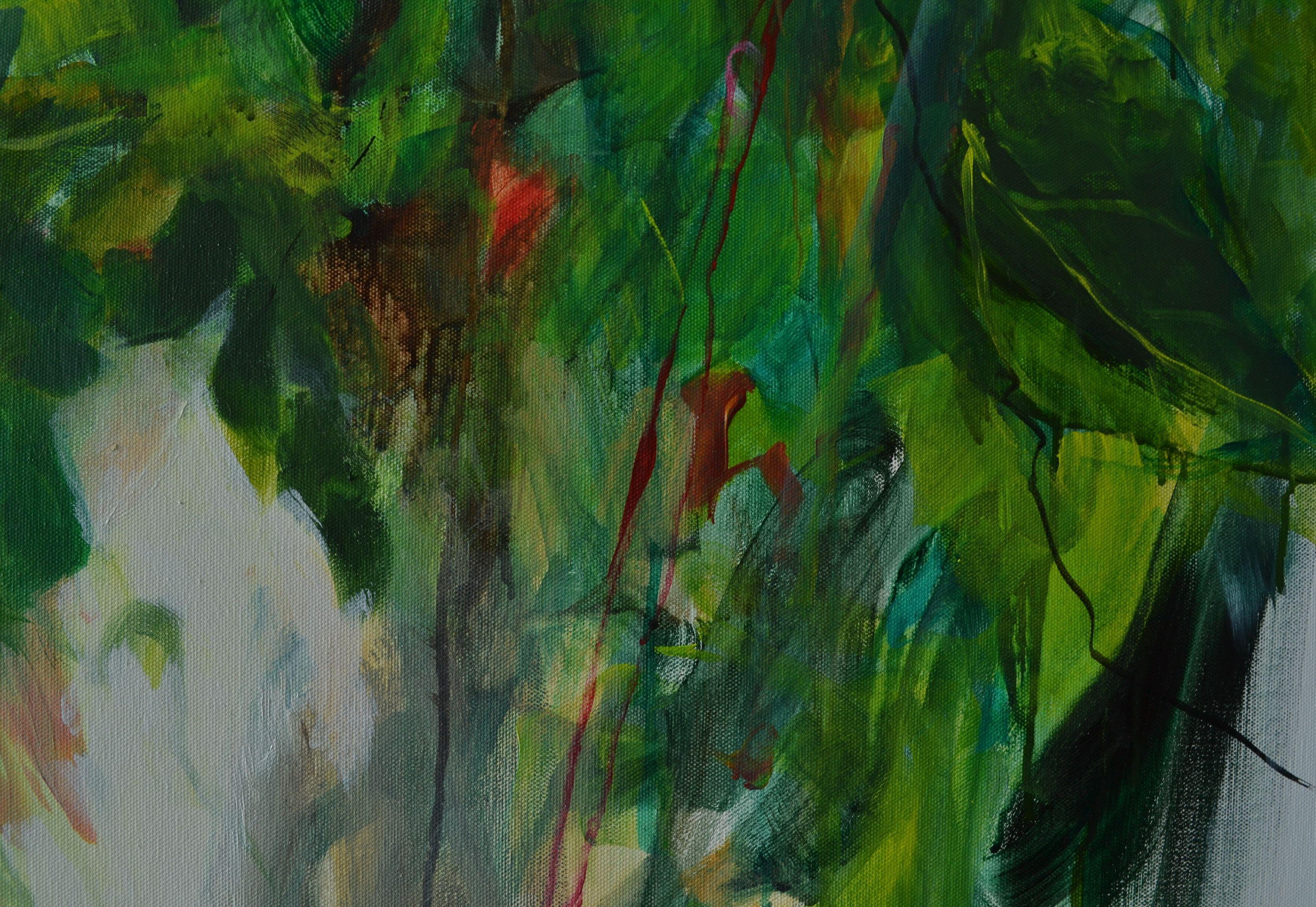 Autumn Love, Painting, Acrylic on Canvas For Sale 3