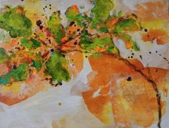 Autumn Oak, Painting, Acrylic on Wood Panel