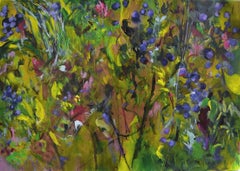 Blueberry Fields, Gemälde, Acryl auf Leinwand
