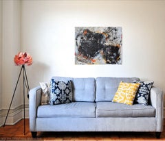 Tableau de café, peinture, acrylique sur toile