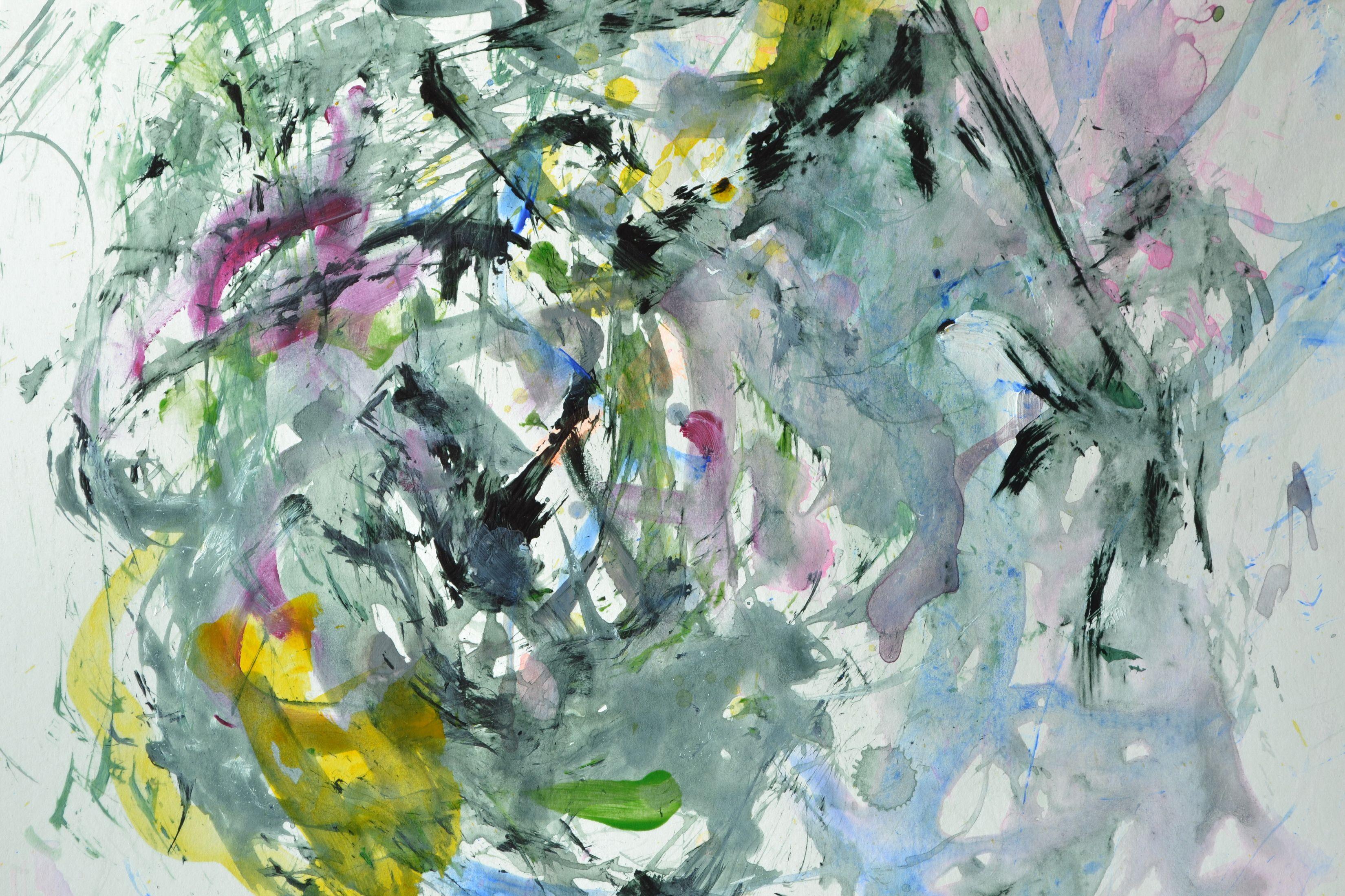 Couronnement, peinture, acrylique sur papier en vente 1