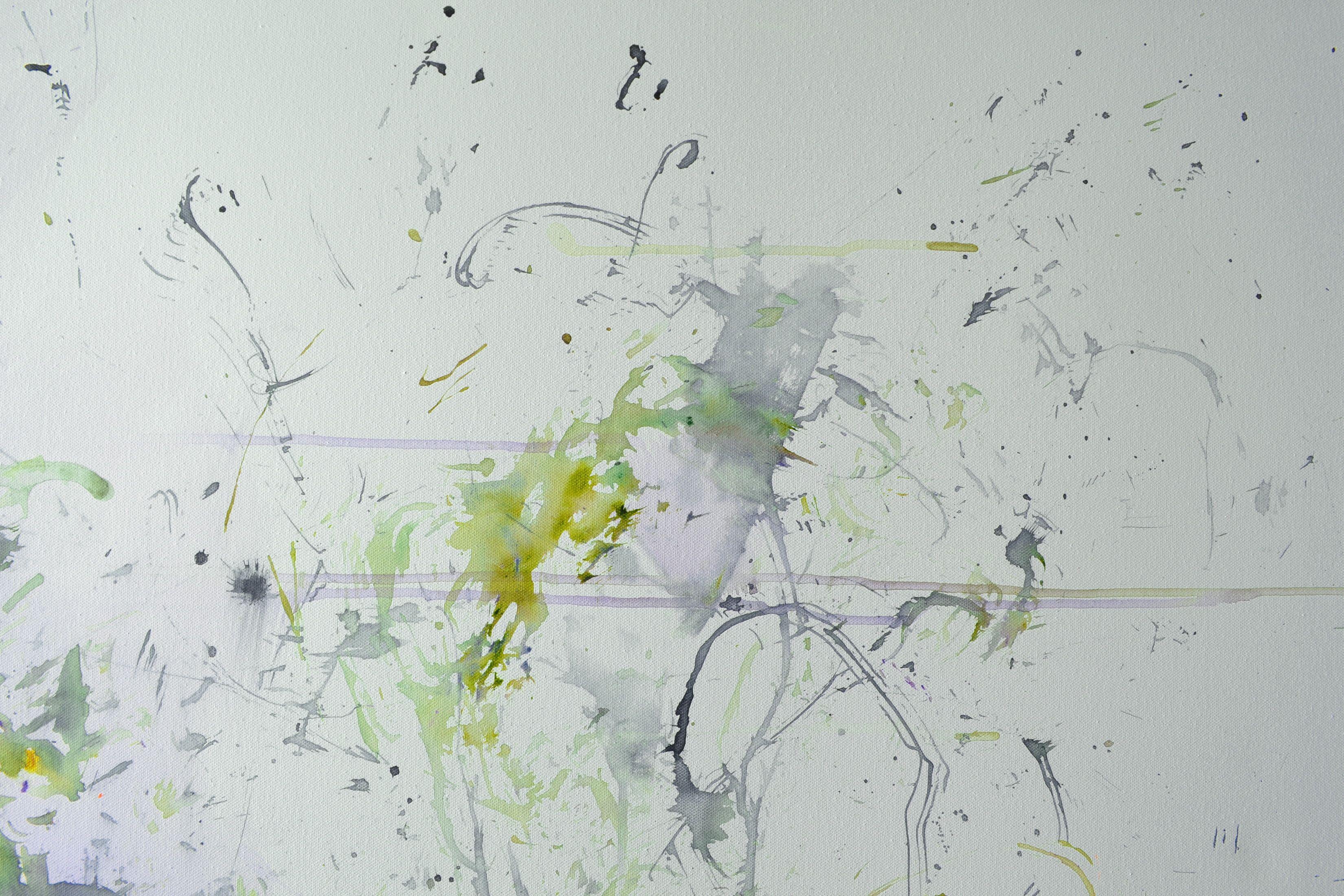 Esuberanza, Pittura, Acrilico su tela - Painting di Karin Goeppert
