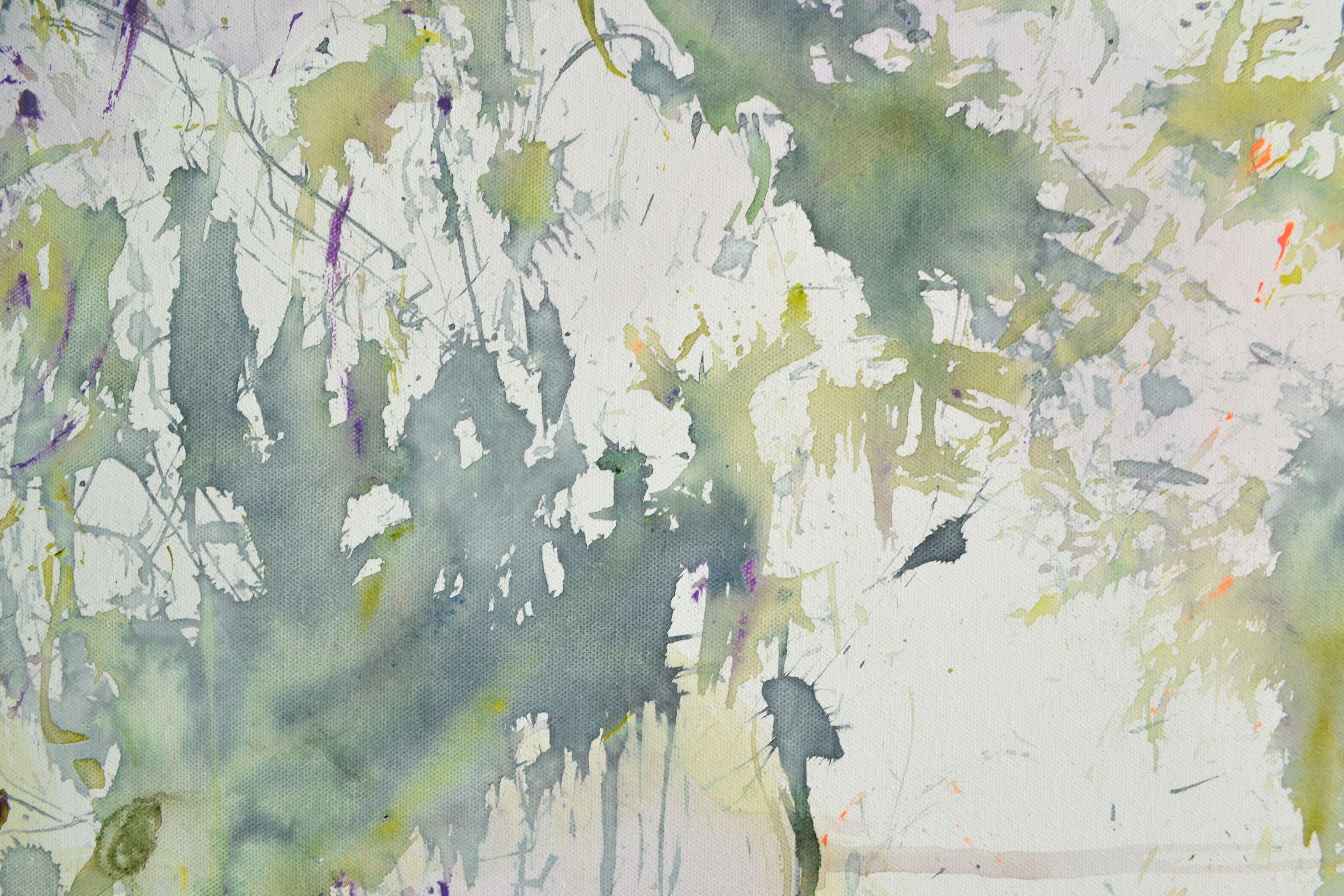 Esuberanza, Pittura, Acrilico su tela - Painting Astratto di Karin Goeppert