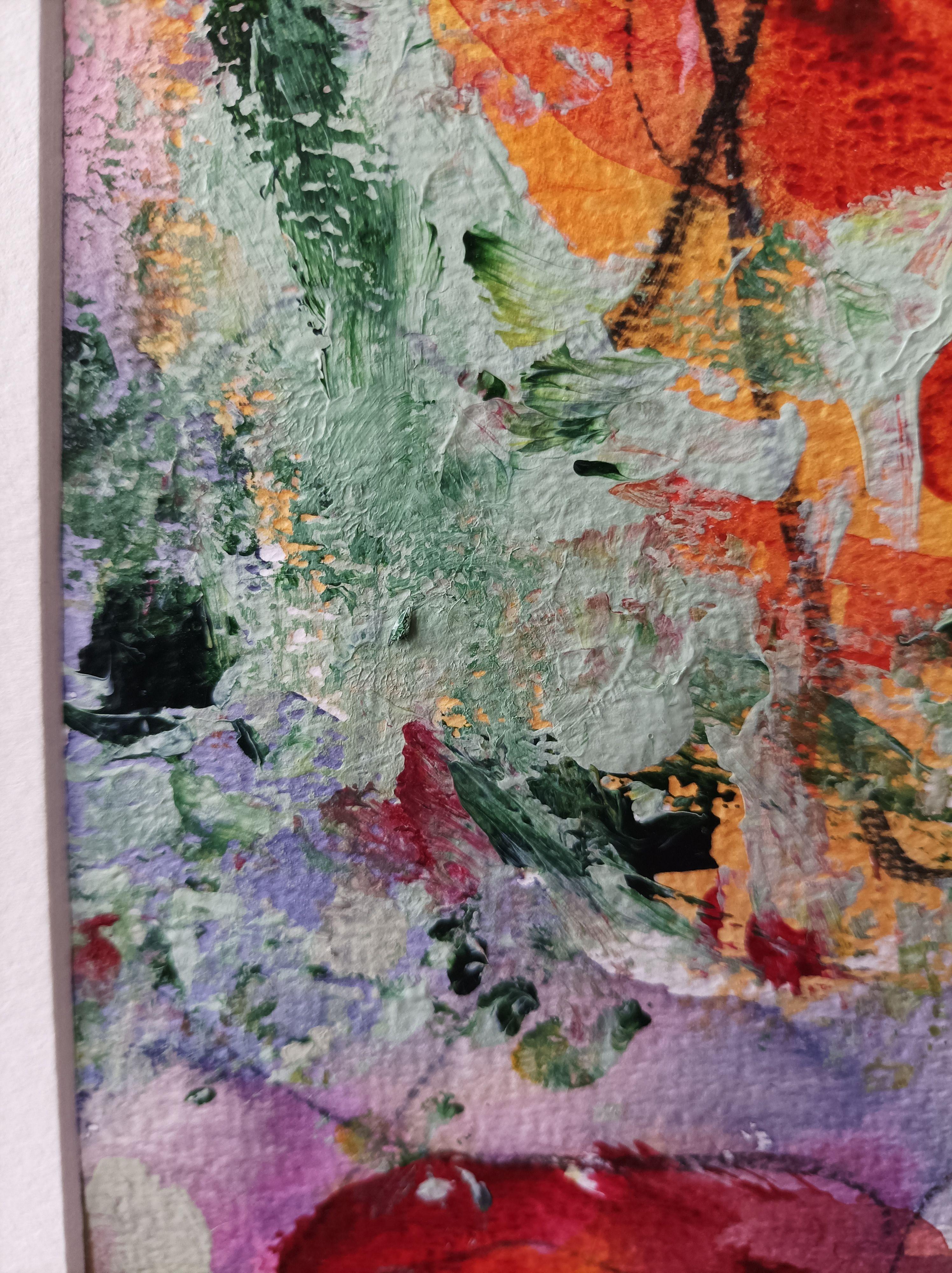 Fallobst, Pintura, Acrílico sobre papel de acuarela en venta 1