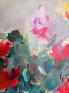 Flower Field, Painting, Acrylic on Canvas