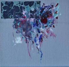 Flower Window II, Painting, Acrylic on Canvas