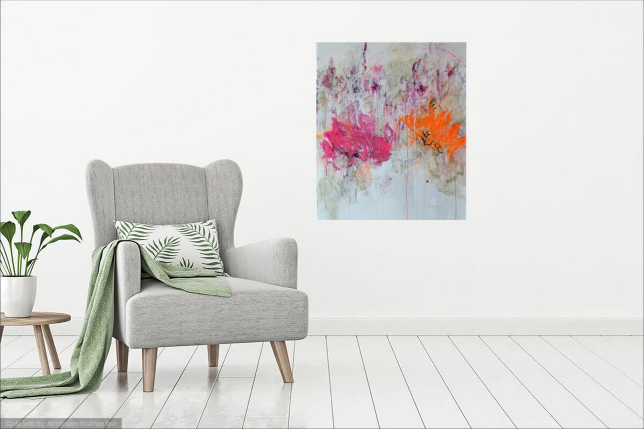 Amigos para siempre, Pintura, Acrílico sobre lienzo - Painting Expresionismo abstracto de Karin Goeppert
