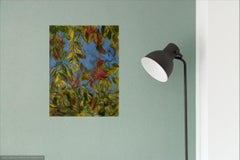 Promise verte, peinture, acrylique sur papier