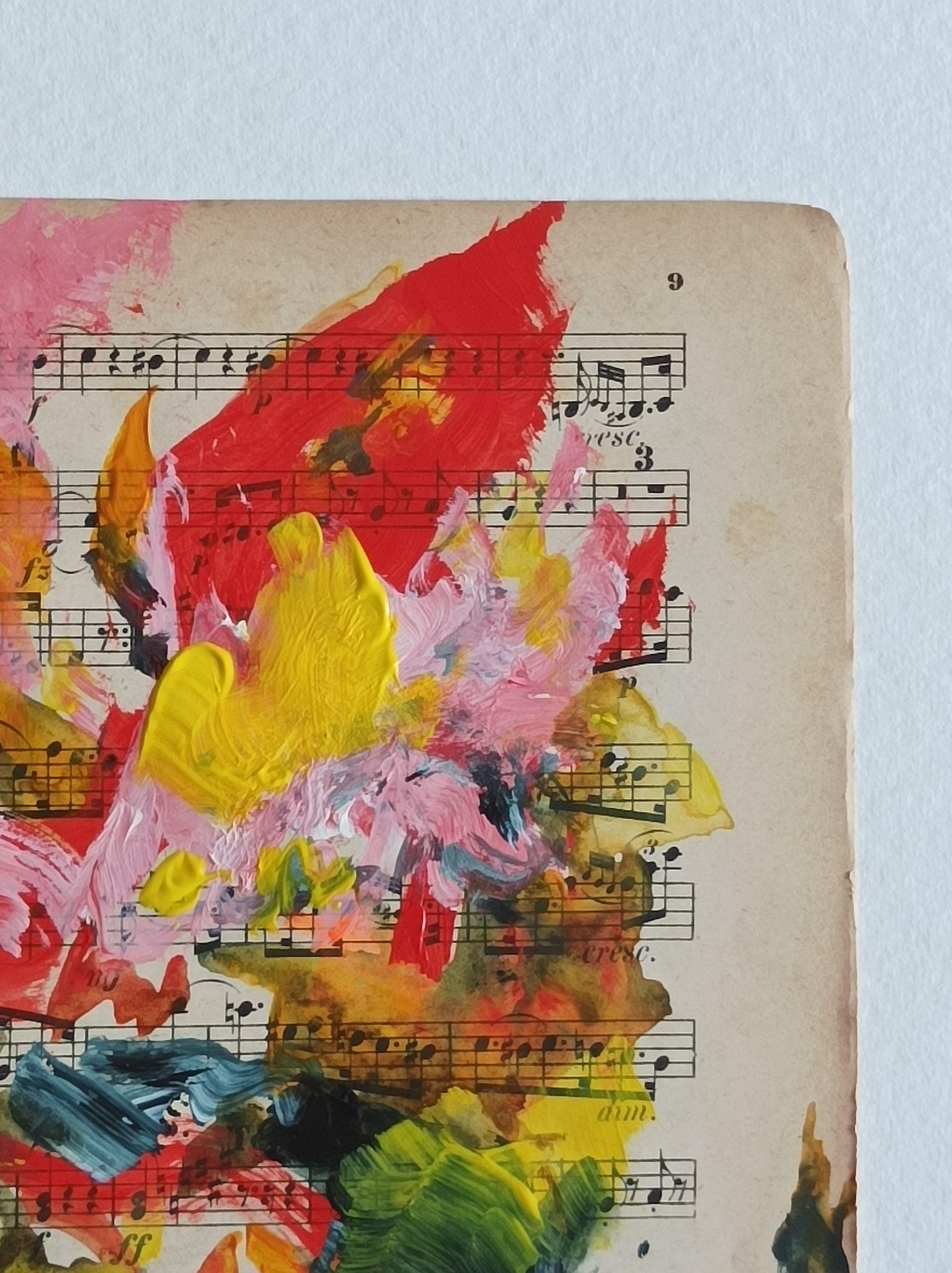 Haydn Suite I, Pintura, Acrílico sobre papel en venta 1