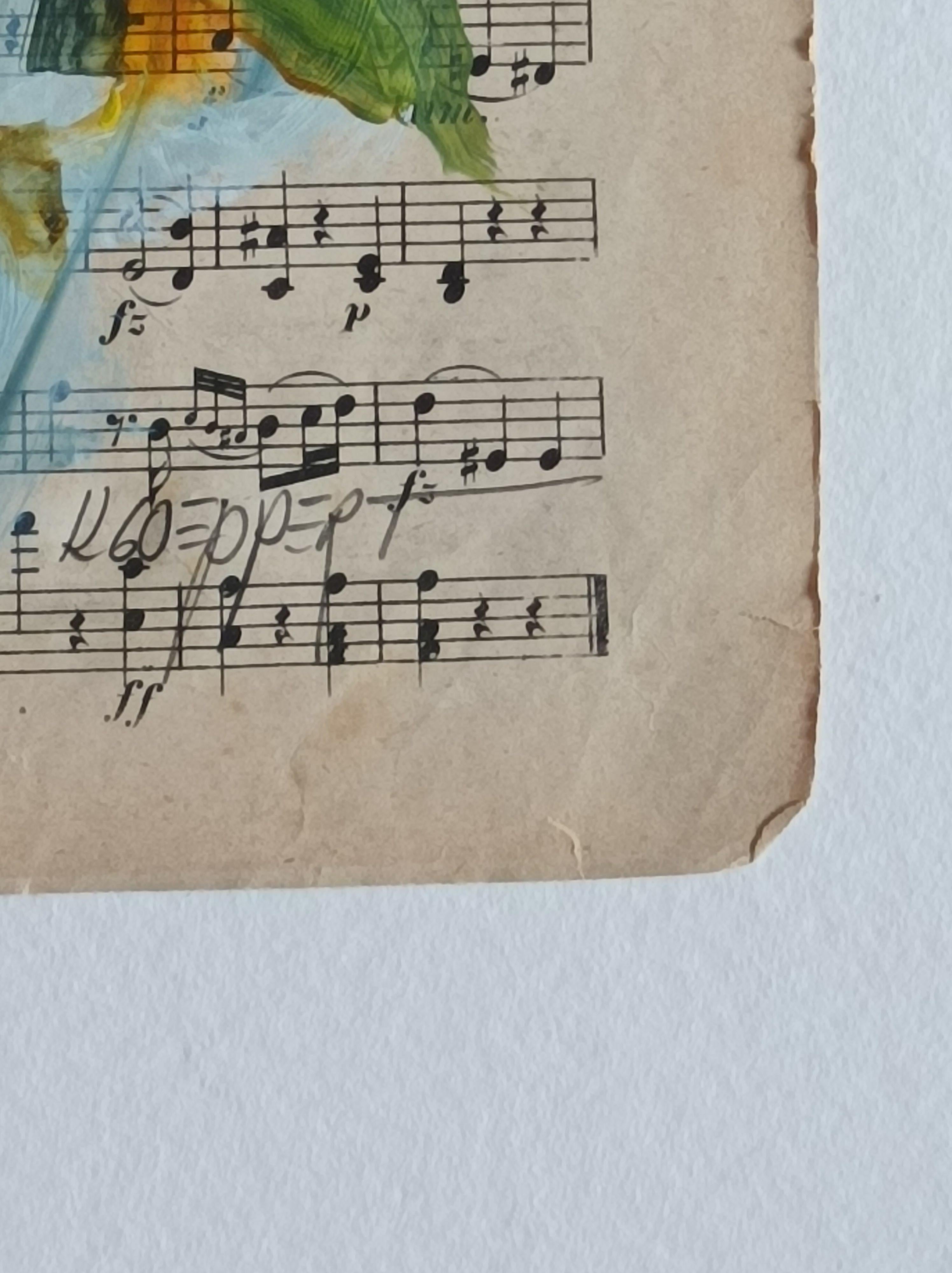 Haydn Suite I, Pintura, Acrílico sobre papel en venta 2