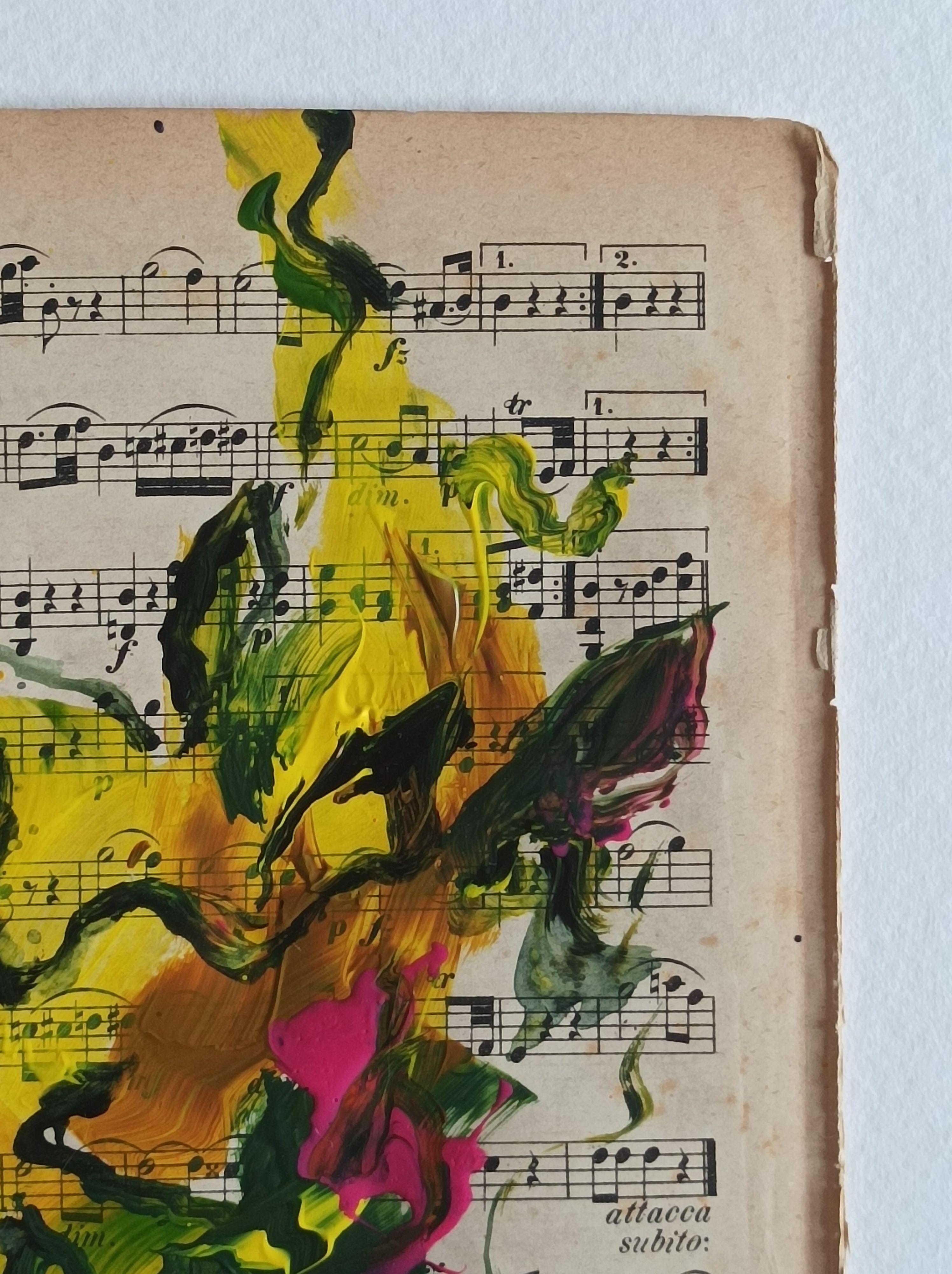 Haydn Suite II, Pintura, Acrílico sobre papel en venta 1