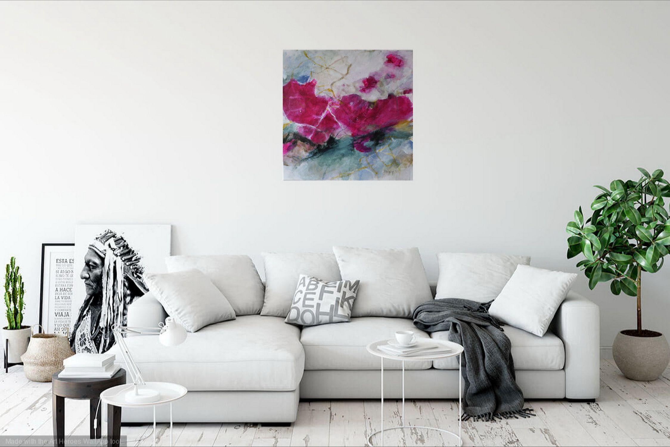 HerzstÃ¼ck, Painting, Acrylic on Canvas For Sale 2