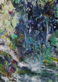 Im Tobelweg, Painting, Acrylic on Canvas