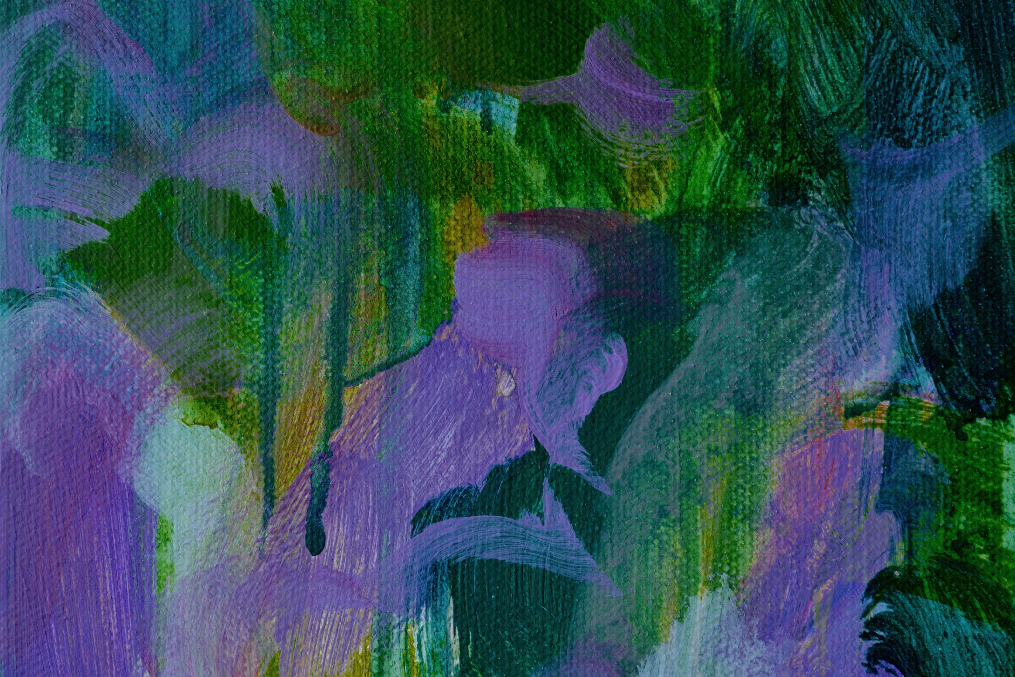 Es ist davor, Gemälde, Acryl auf Leinwand (Abstrakt), Painting, von Karin Goeppert