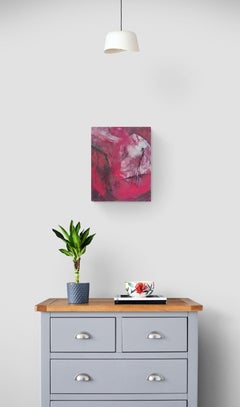 Lady in Pink, Painting, Acrylic on Canvas