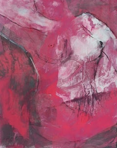 Lady in Pink, Painting, Acrylic on Canvas