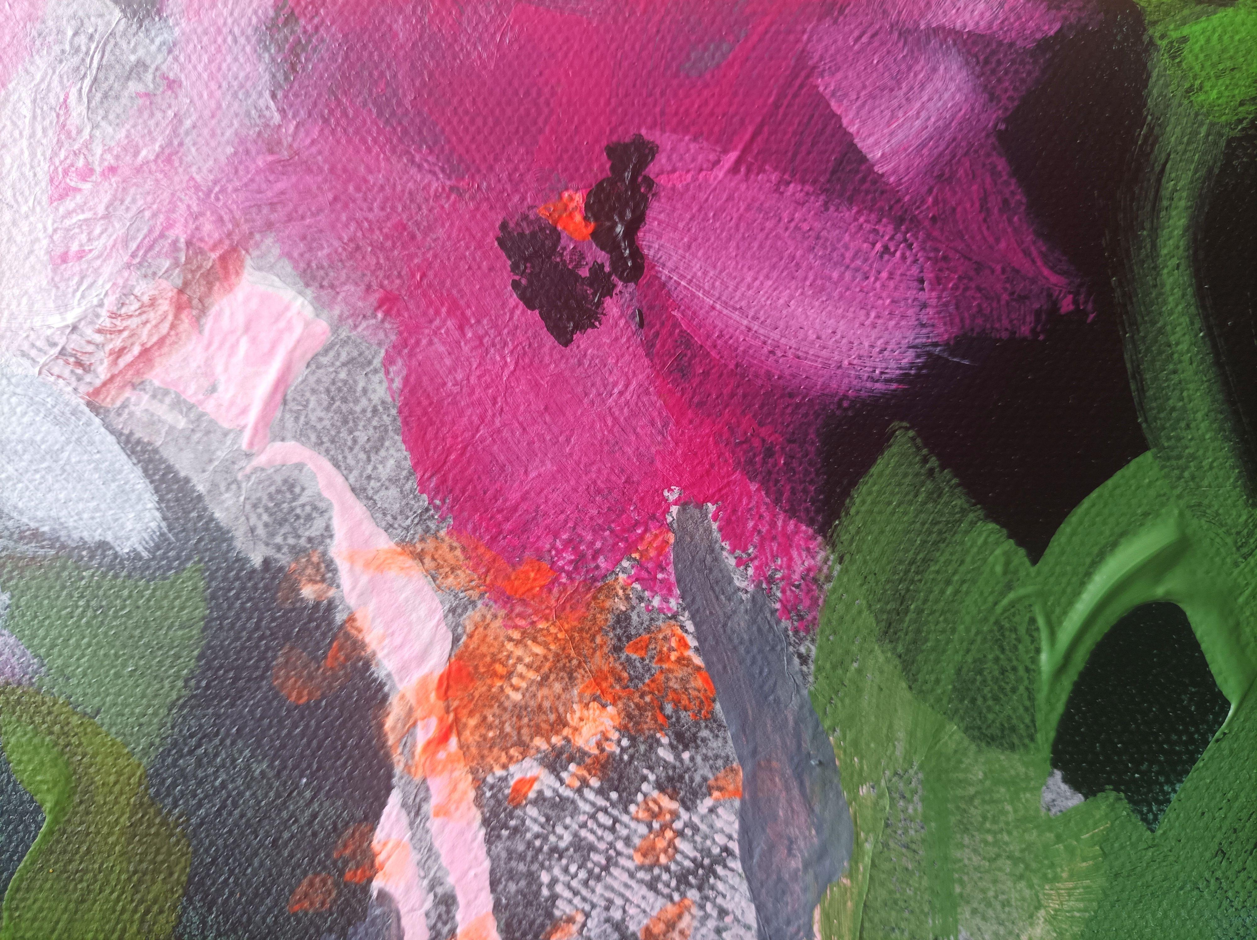 Vita nella giungla, Pittura, Acrilico su tela - Painting Espressionista di Karin Goeppert