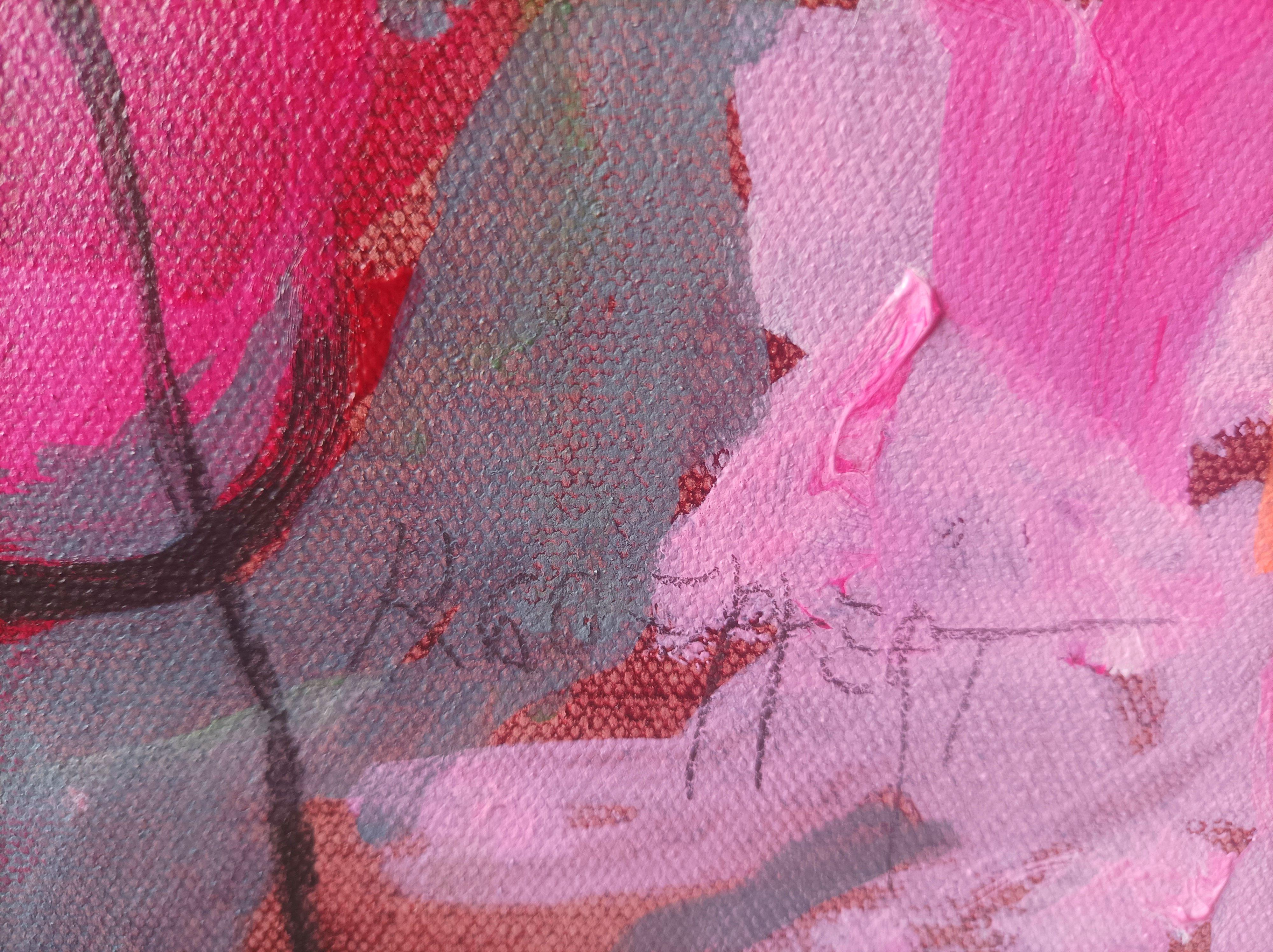Vita nella giungla, Pittura, Acrilico su tela in vendita 2