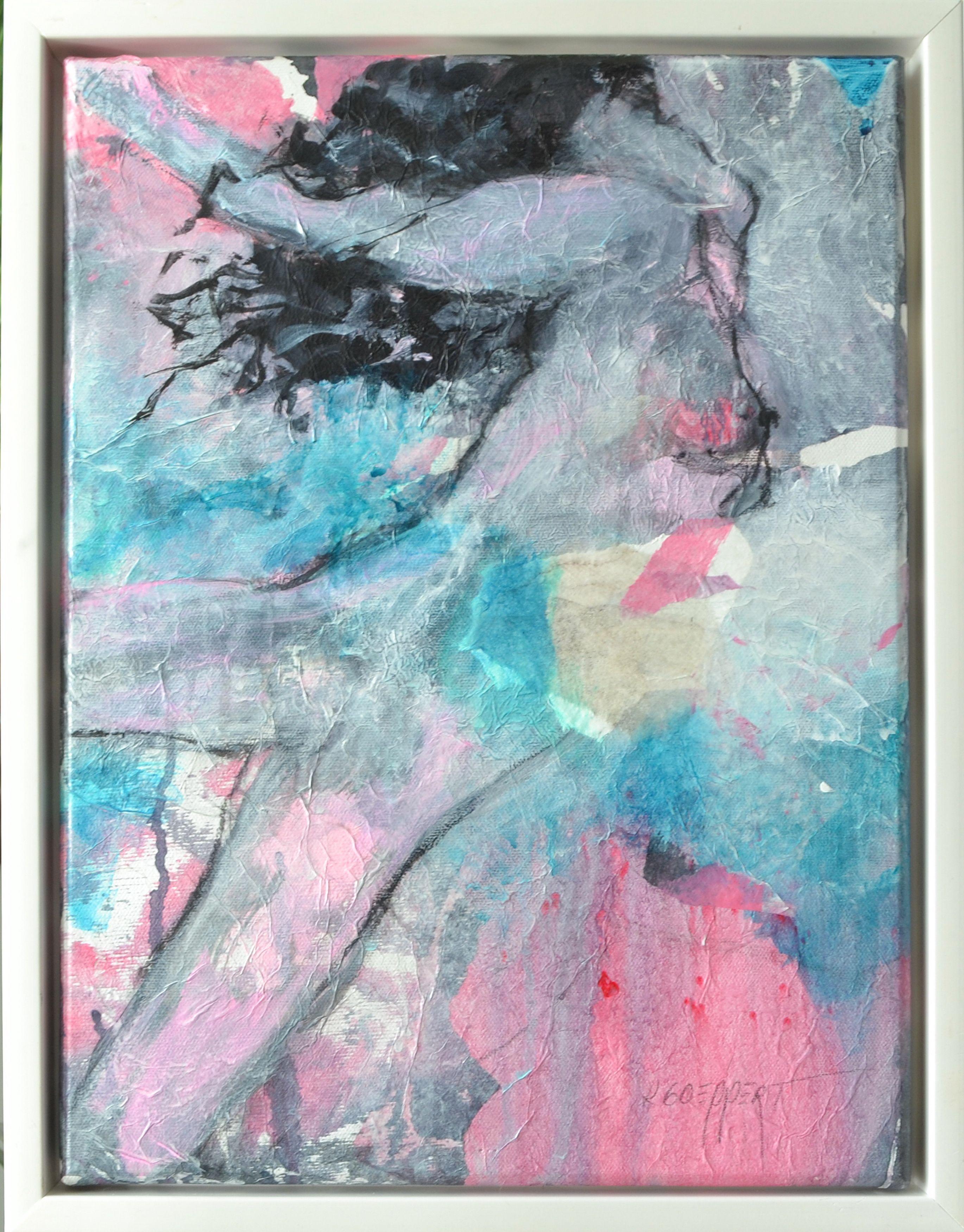 Notte di apertura, Pittura, Acrilico su tela - Painting di Karin Goeppert