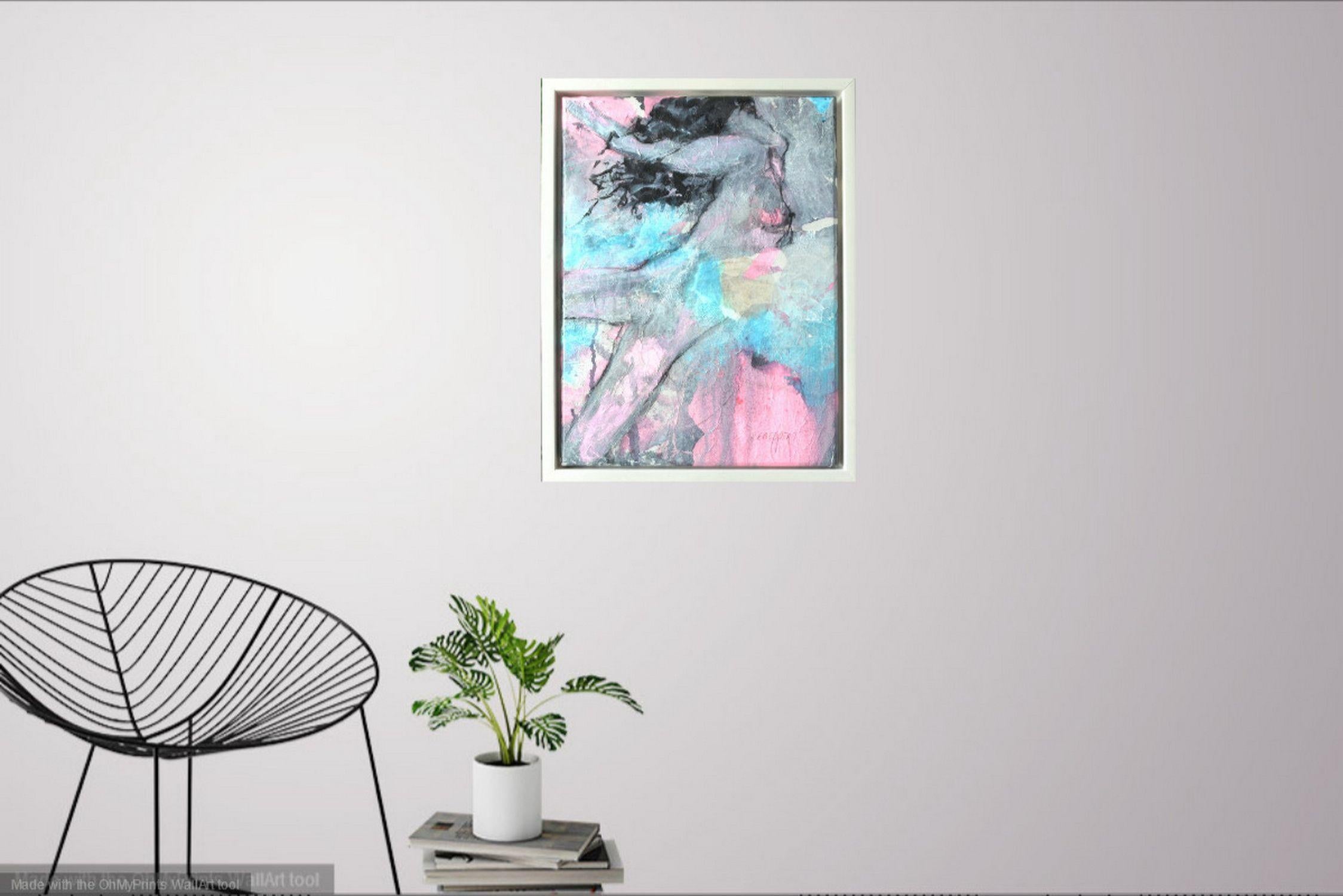 Notte di apertura, Pittura, Acrilico su tela - Painting Astratto di Karin Goeppert