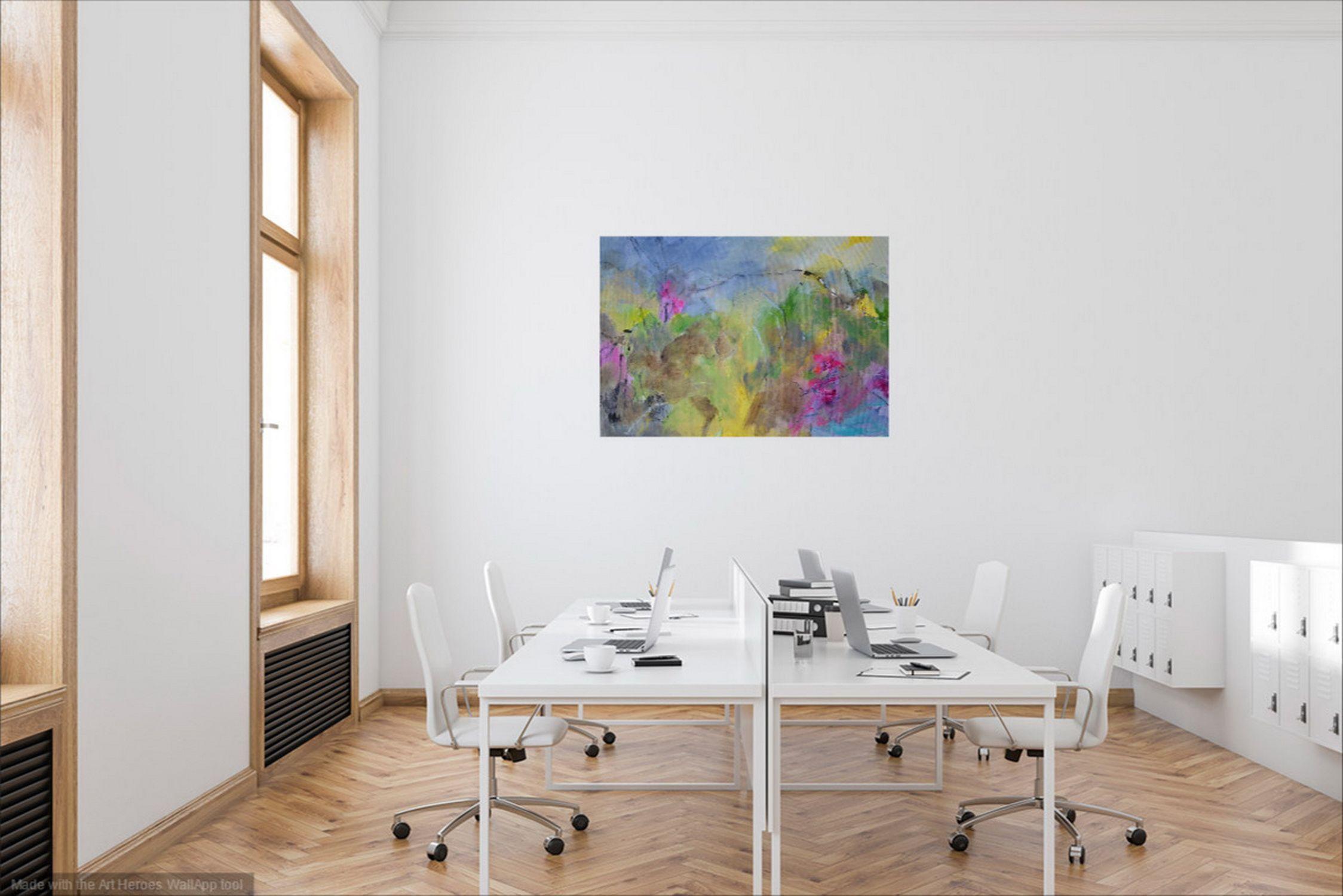 Peak Experience, Malerei, Acryl auf Leinwand – Painting von Karin Goeppert