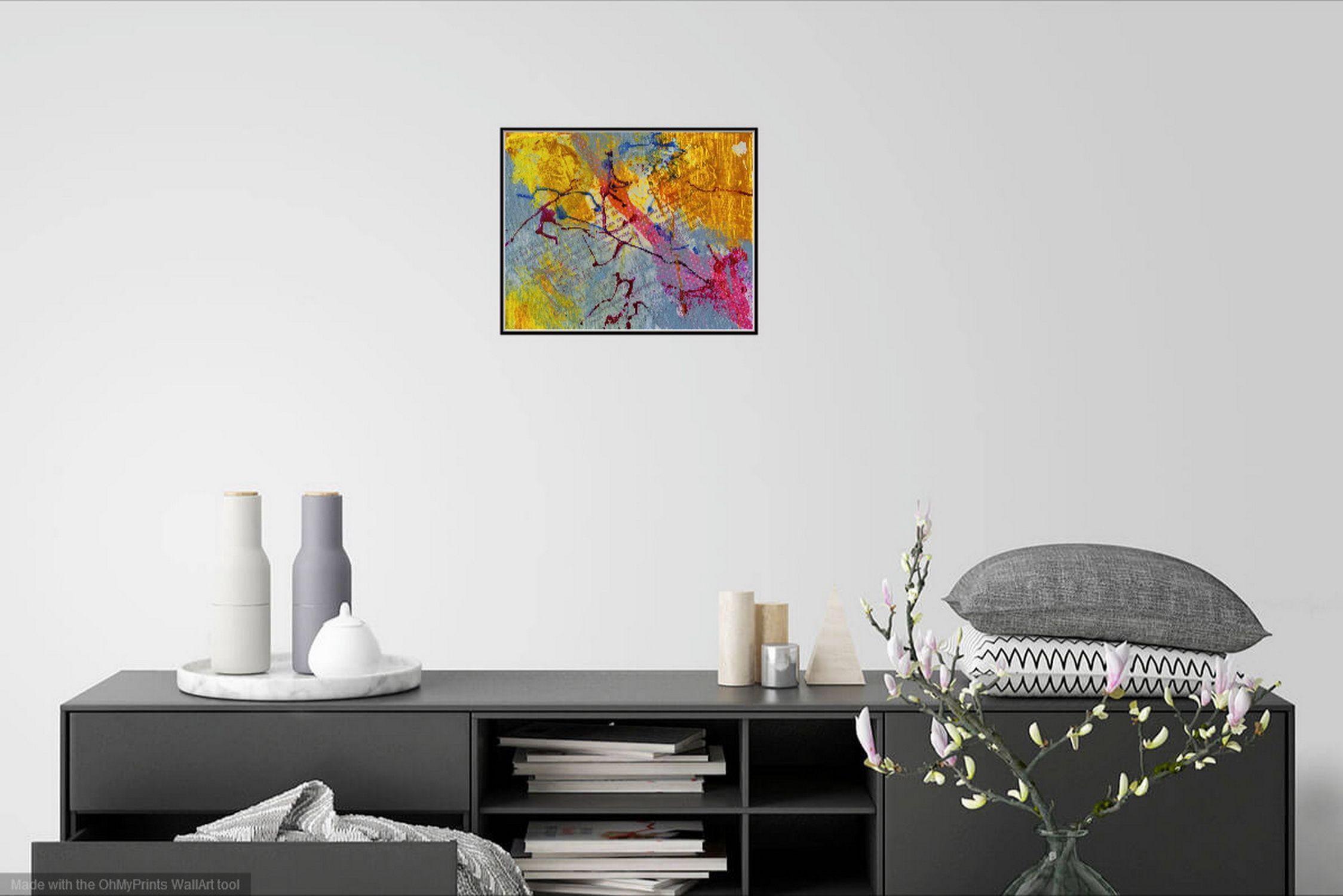 Plinio Detto I, Pittura, Acrilico su tela - Painting di Karin Goeppert