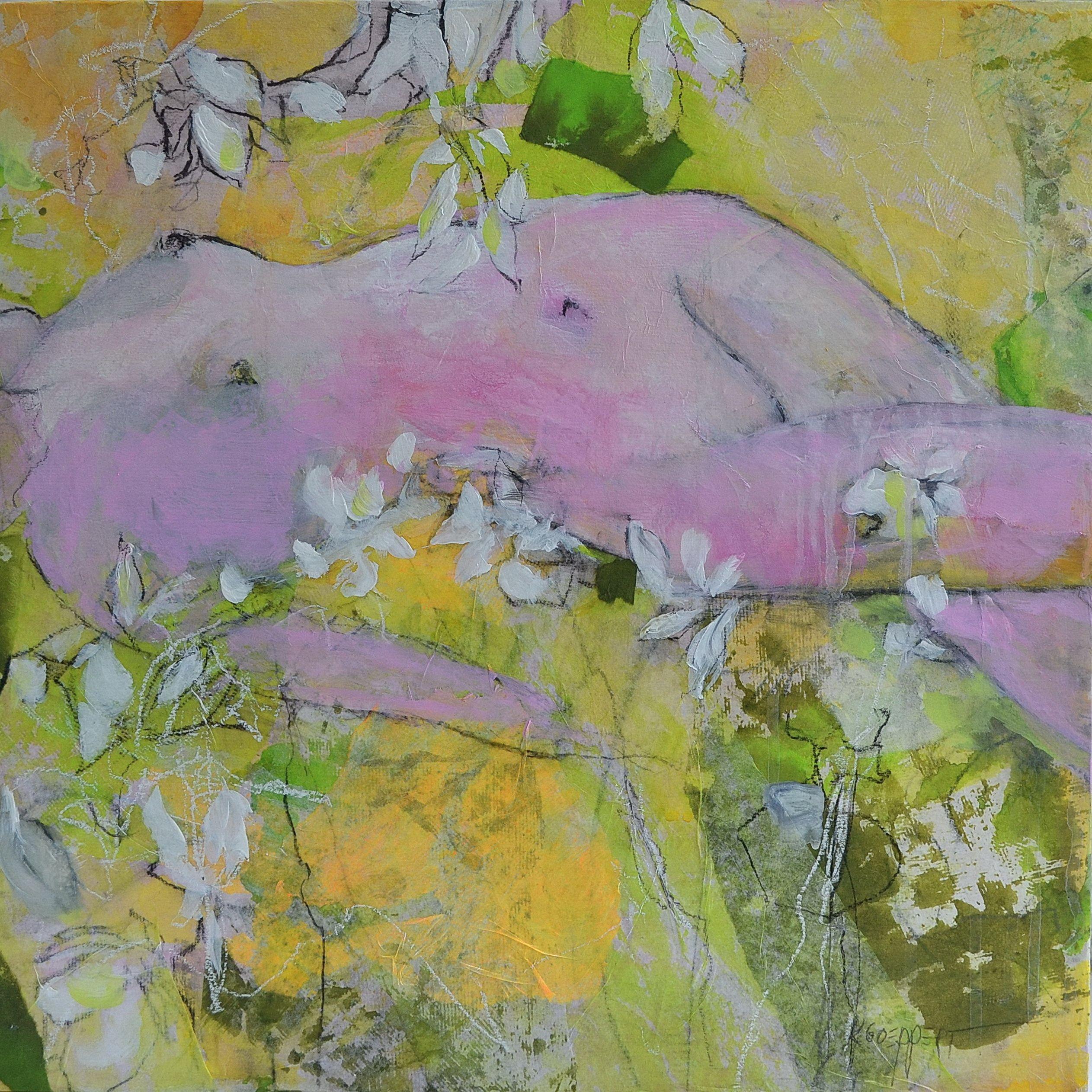 Primavera, Pintura, Acrílico sobre panel de madera - Painting de Karin Goeppert