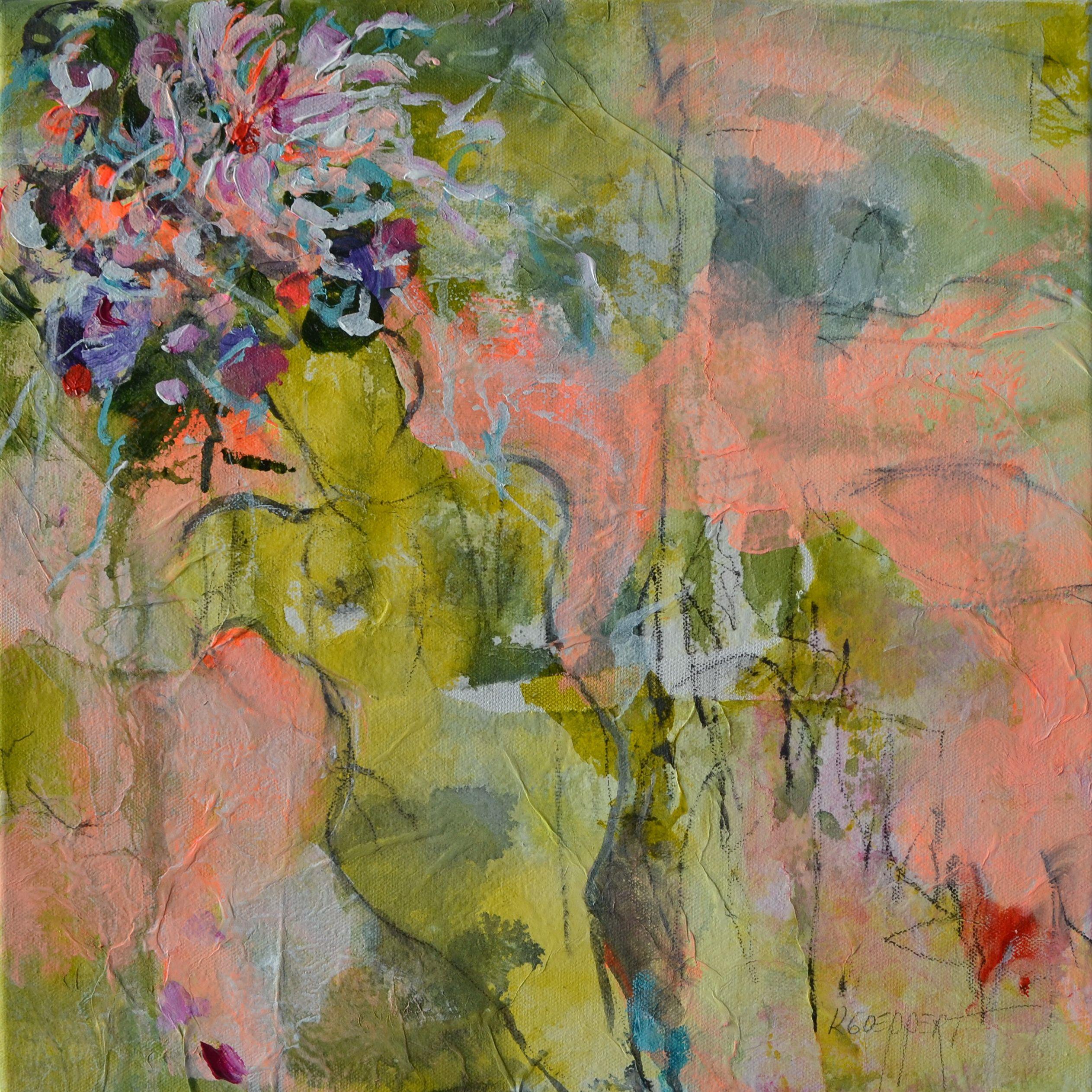 Karin Goeppert Abstract Painting – Rio, Gemälde, Acryl auf Leinwand