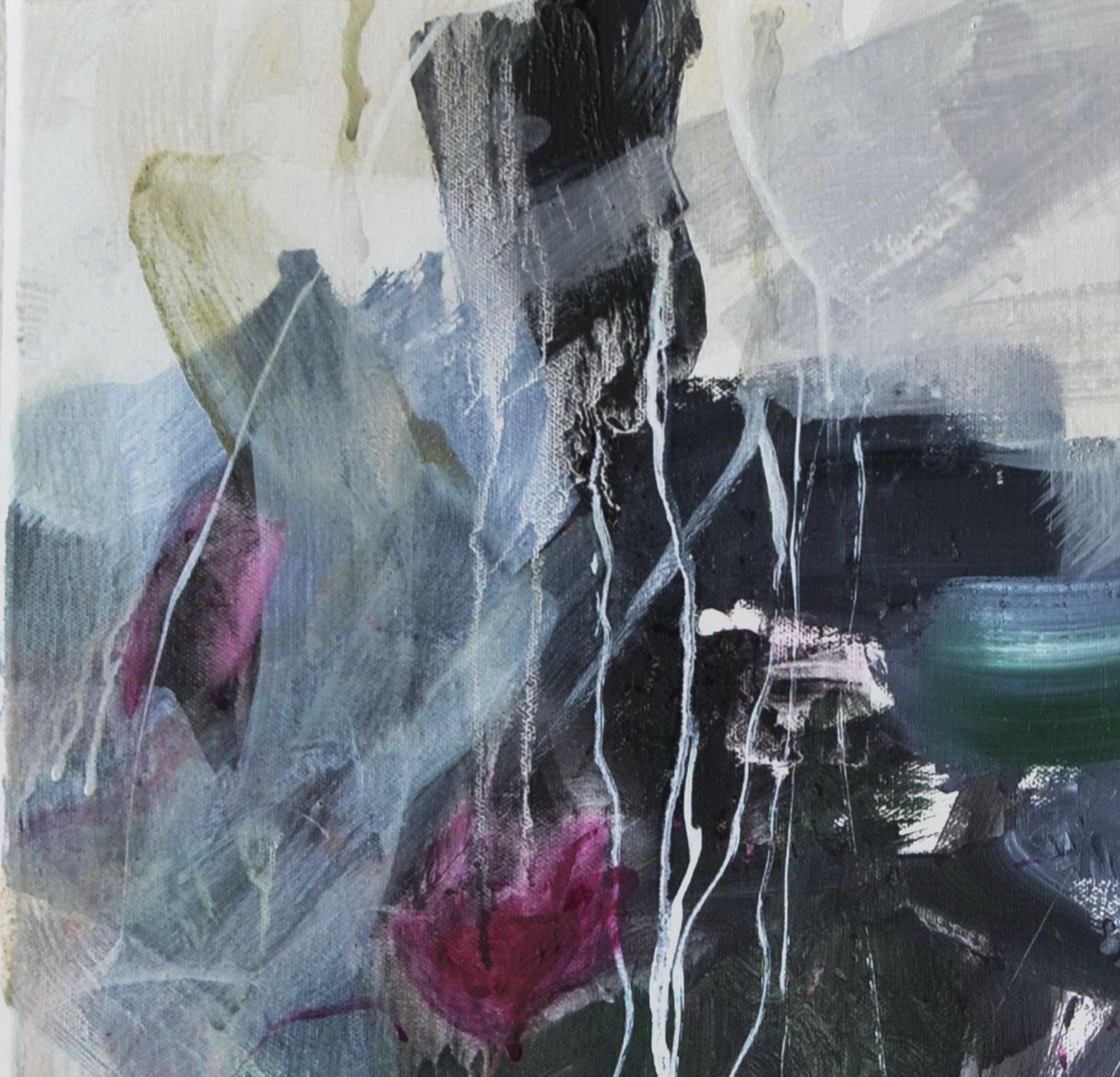 The Big Dripper is an abstract painting with a lot of depth, drips, beautiful, bright colours, as well as dark ones.    The work is ready to hang. The sides of the gallery wrapped canvas show traces of colours.    70 x 70 x 2 cm / 27.6 x 27.6 x 0.78