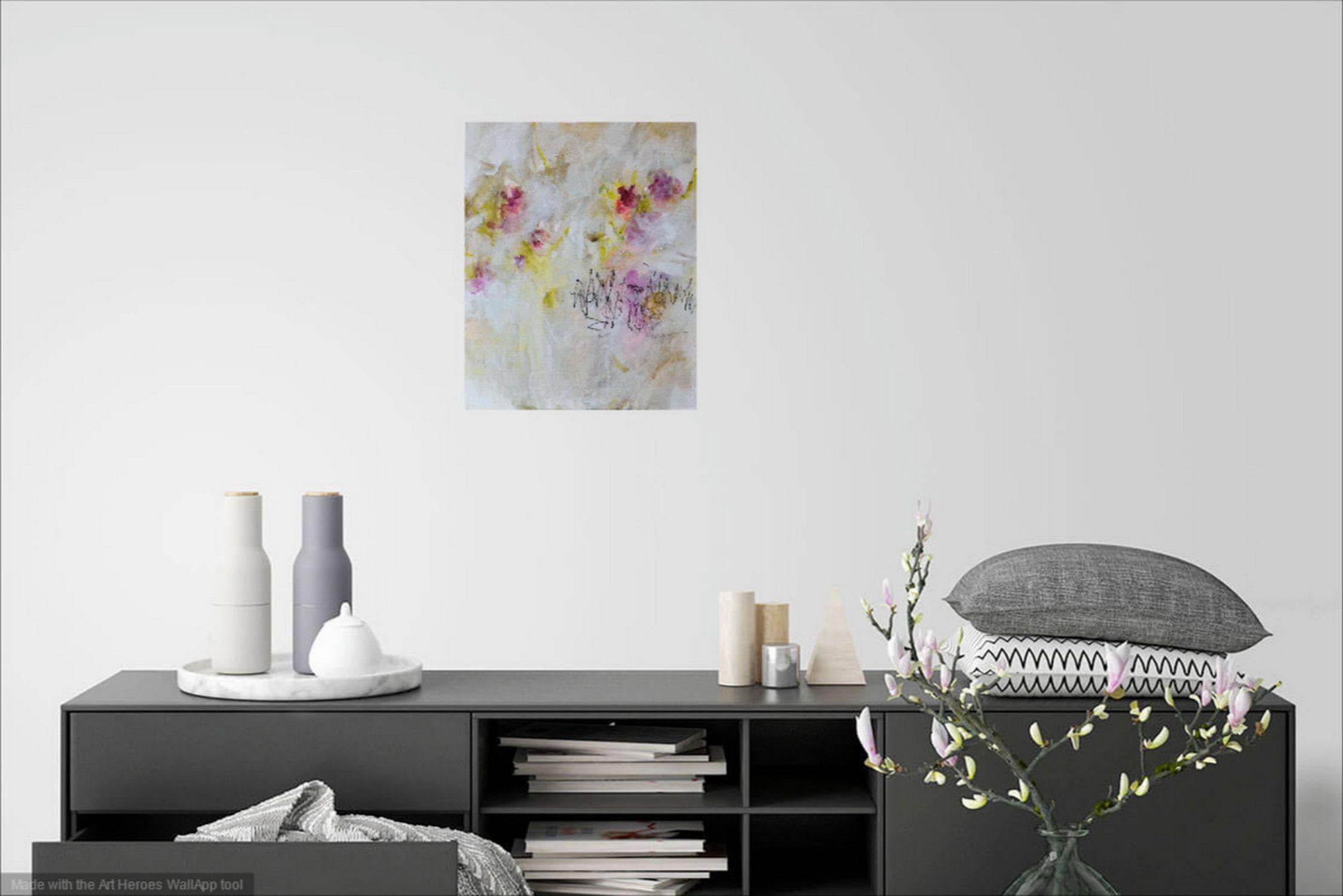 The Scribble Factor, Malerei, Acryl auf Leinwand – Painting von Karin Goeppert