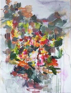 Unter der Baumgrenze, Painting, Acrylic on Canvas