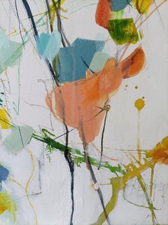 Wenn die Bladdln fliagn (When the leaves are flyin, Painting, Acrylic on Canvas