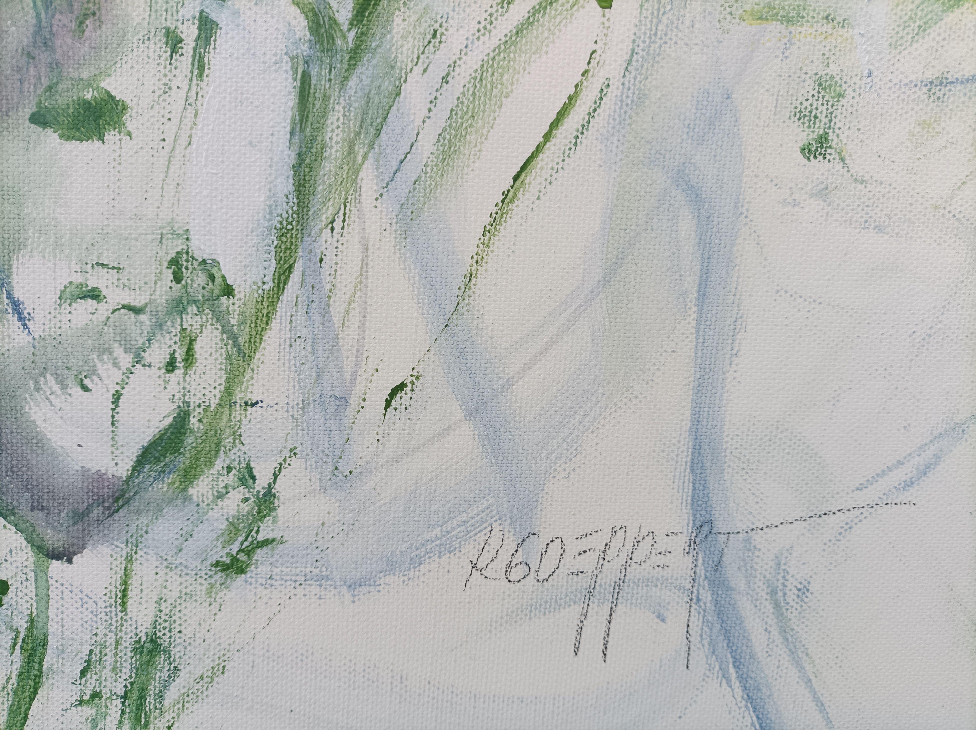 Solstice d'hiver, peinture, acrylique sur toile en vente 2