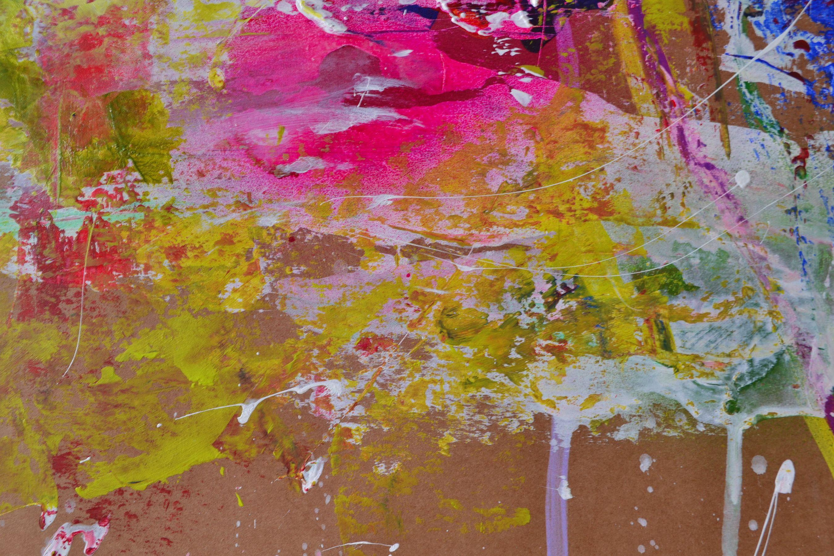 Frühjahrssessions I, Gemälde, Acryl auf Papier (Abstrakt), Photograph, von Karin Goeppert