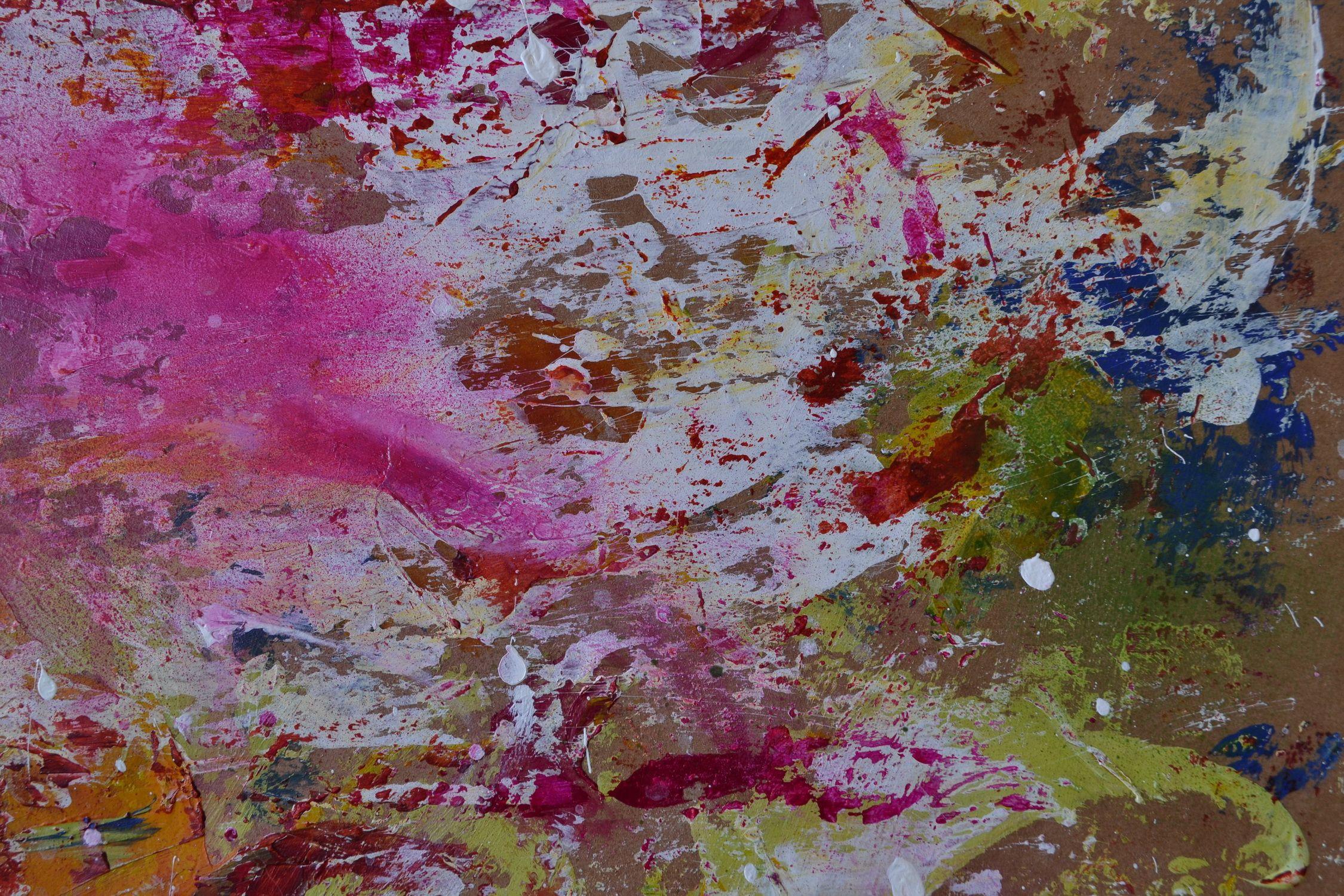 Spring Sessions II, Gemälde, Acryl auf Papier (Abstrakt), Photograph, von Karin Goeppert