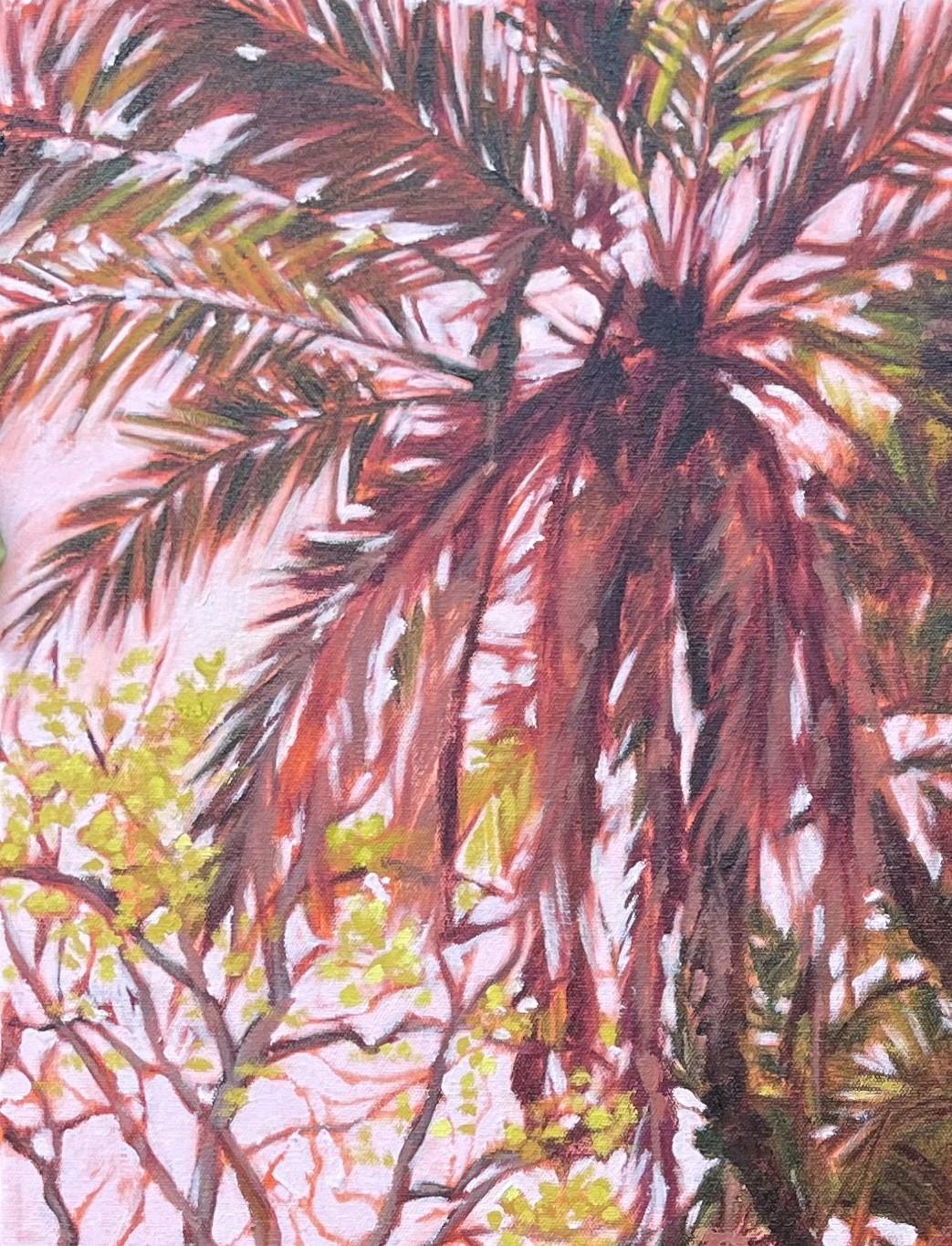 Landscape Forest Study Oil Painting 