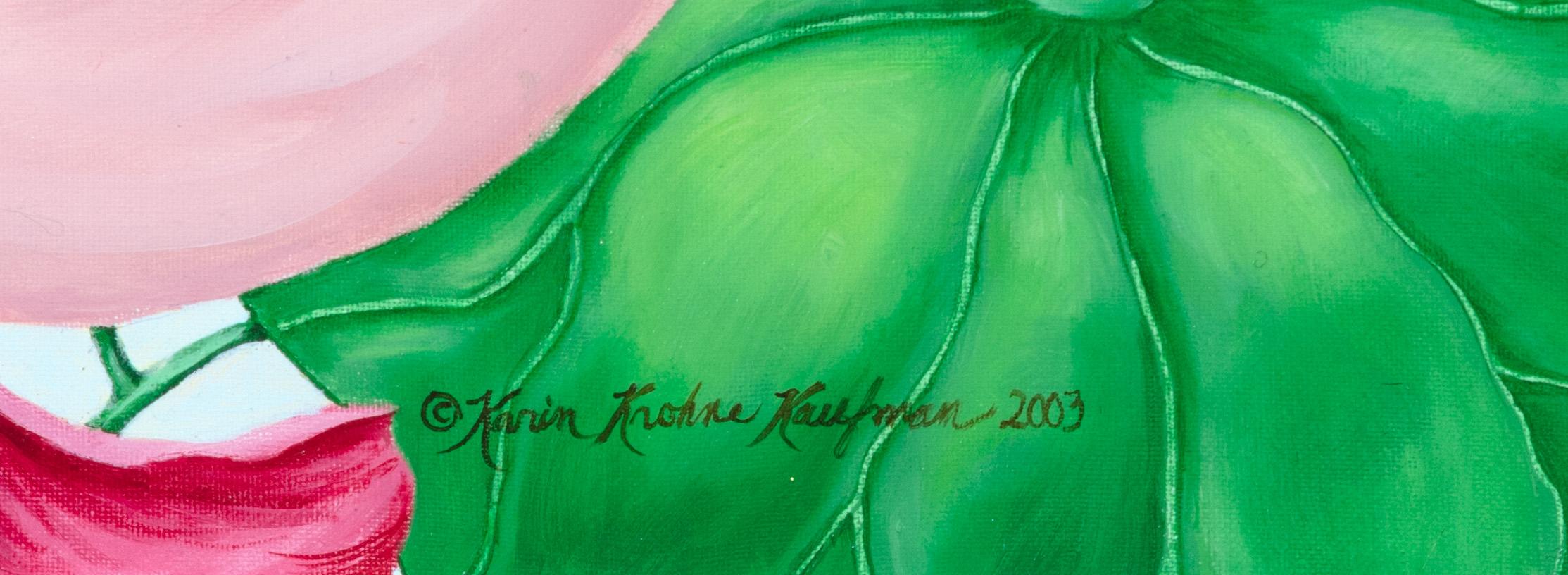 „Inside My Soul“, Öl auf Leinwand, Porträt, signiert – Painting von Karin Krohne Kaufman