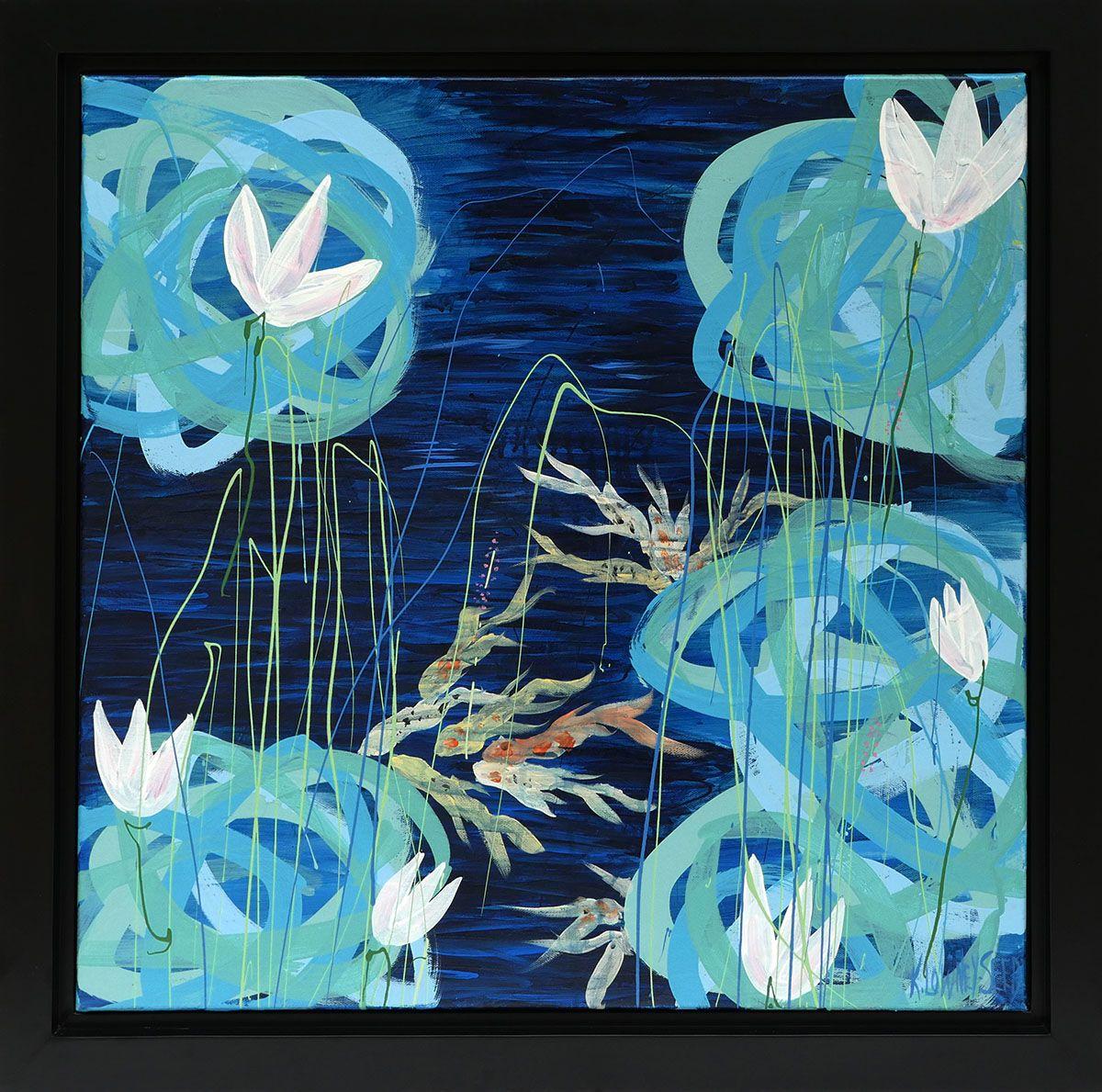 Un día soleado, Pintura, Acrílico sobre lienzo - Painting de Karin Lowney-Seed