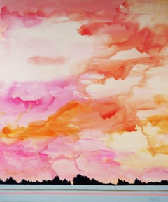 Big Sky - Land and water, Painting, Acrylic on Canvas