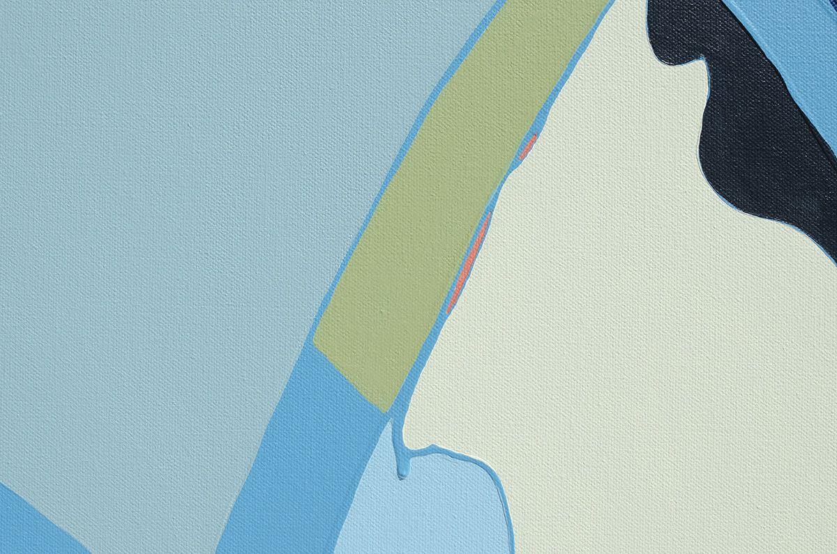 Blue on Blue, Painting, Acrylic on Canvas 2