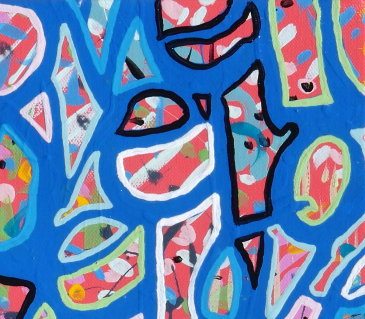 Bluesy Kind Of Love A, Painting, Acrylic on Canvas For Sale 1