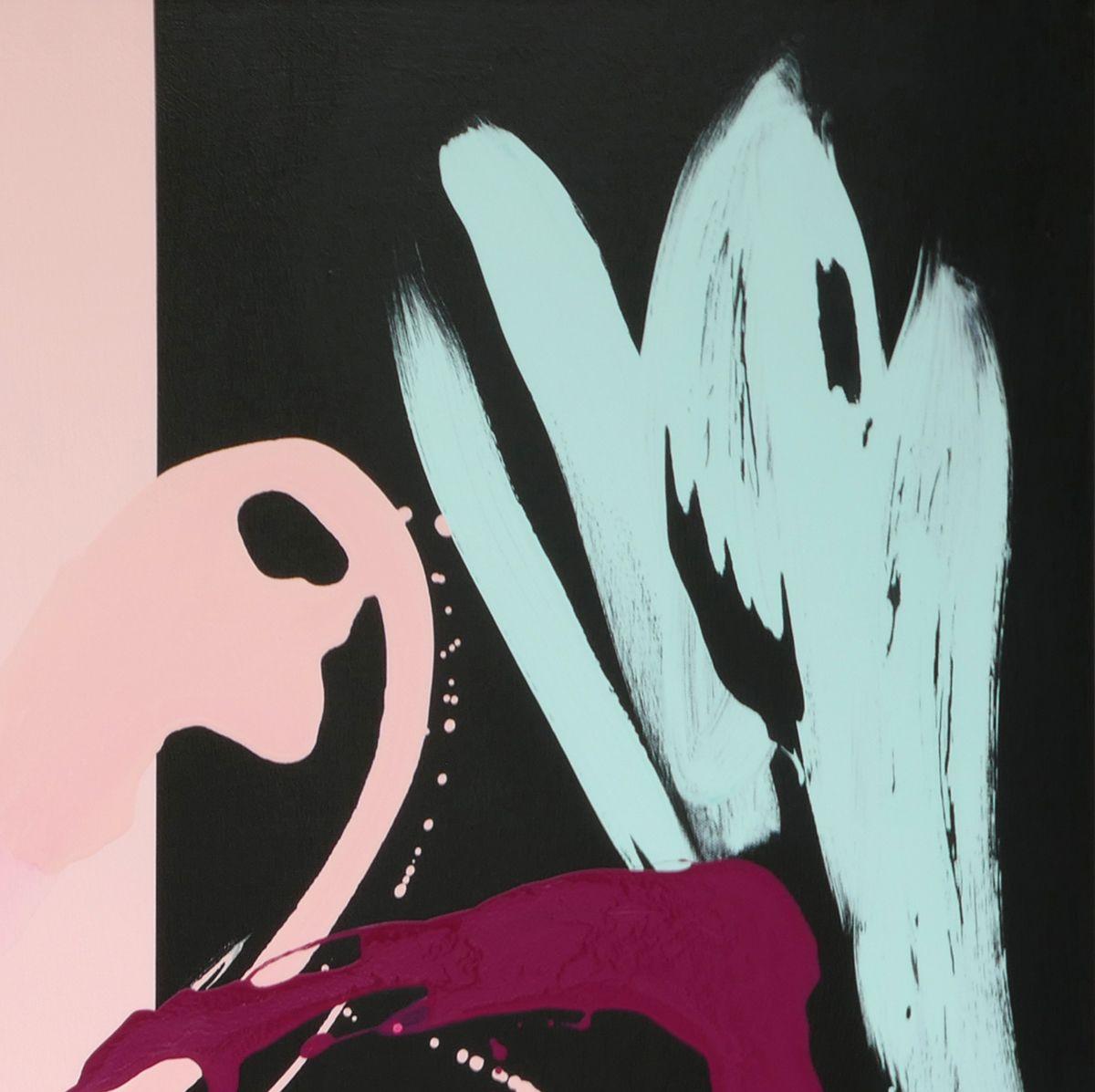 Orquesta del Amor, Pintura, Acrílico sobre lienzo - Painting Abstracto de Karin Lowney-Seed