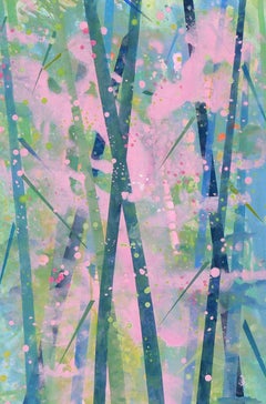 Spring Forest, Painting, Acrylic on Canvas