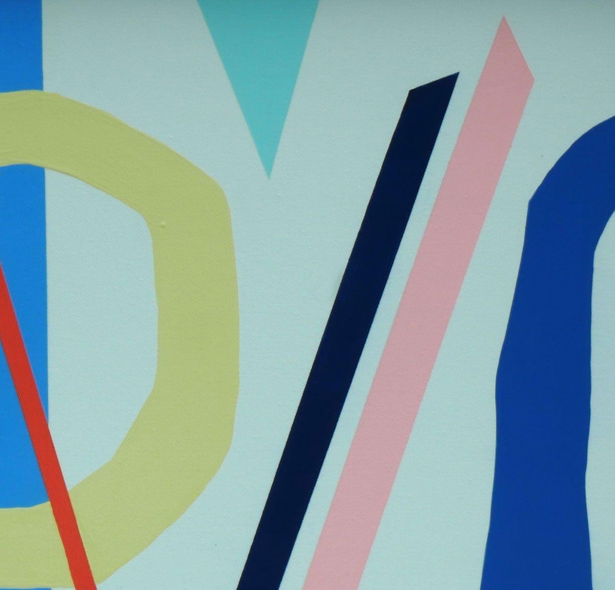 Il Progetto Amore #3, Pittura, Acrilico su tela - Painting Astratto di Karin Lowney-Seed